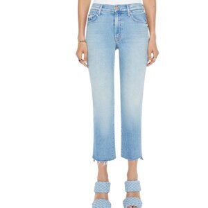 MOTHER The Insider Step Crop Fray Limited Edition Size 28